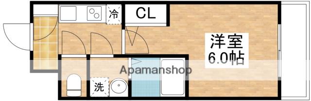M-RESIDENCE新大阪GARDEN(1K/8階)の間取り写真