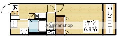 IF柴島(1K/3階)の間取り写真