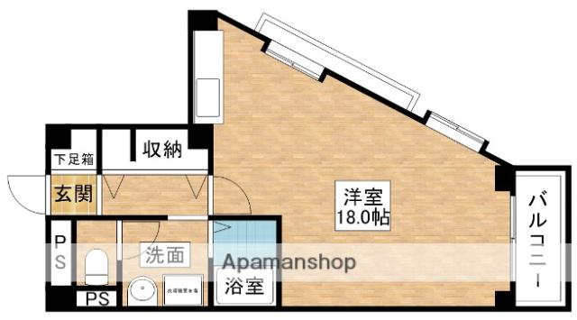 メゾンさくら9(ワンルーム/8階)の間取り写真