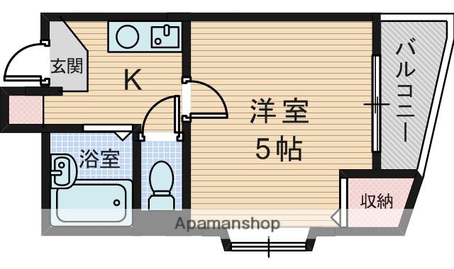 エミネンスヨシムラ(1K/2階)の間取り写真