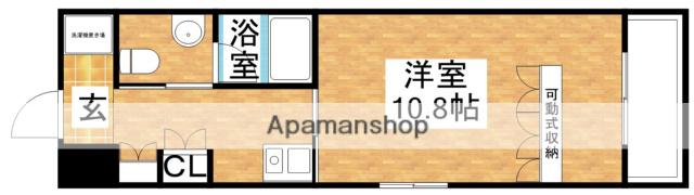 デュオン新大阪レジデンス(1K/6階)の間取り写真