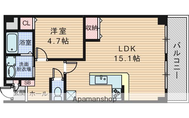モア・ルミエール(1LDK/5階)の間取り写真