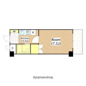 グランコート江坂(1K/4階)の間取り写真