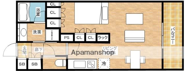 アビティ江坂(ワンルーム/8階)の間取り写真