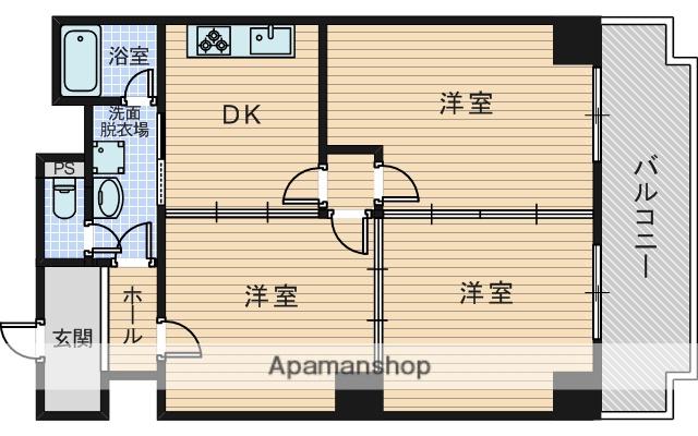 新大阪末広第一ハイツ(3DK/3階)の間取り写真