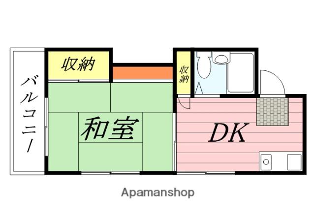 ルミナスコート(1DK/3階)の間取り写真