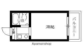 ビルディングⅡ菅原(ワンルーム/6階)の間取り写真