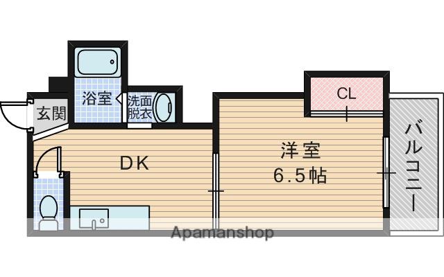グレースヴィラ(1DK/1階)の間取り写真