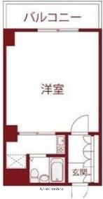 GRAN PINO 桃山台(ワンルーム/3階)の間取り写真