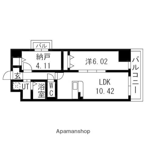 アーバンパーク新大阪(2LDK/7階)の間取り写真