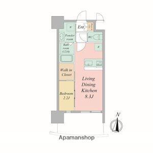 セレニテ新大阪アリエ(1LDK/9階)の間取り写真