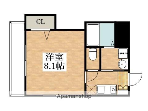 エム・ステージ矢田(1K/2階)の間取り写真