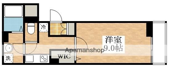グレンディール ティニー(1K/3階)の間取り写真