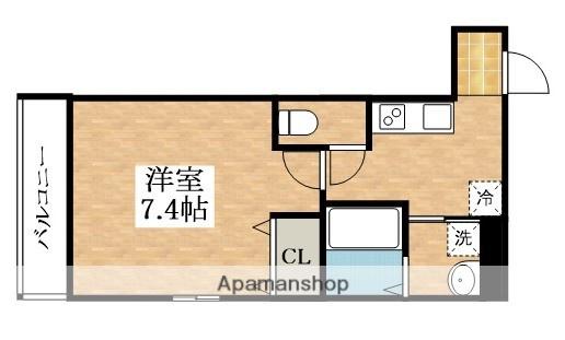フジパレス平野郷 Ⅱ番館(1K/3階)の間取り写真