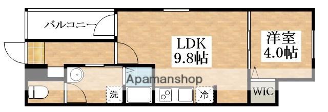 大阪メトロ谷町線 喜連瓜破駅 徒歩10分 3階建 新築(1LDK/3階)の間取り写真
