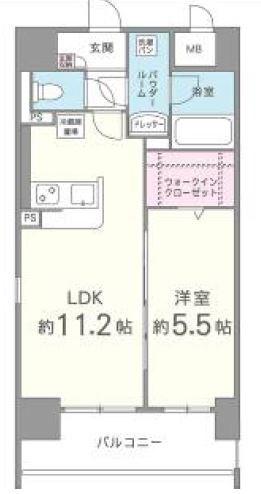 グラン・シャリオ(1LDK/3階)の間取り写真