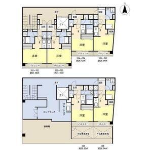 アリビオ京橋(1K/3階)の間取り写真
