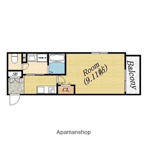 ライブ カーサ千林大宮(1K/1階)の間取り写真