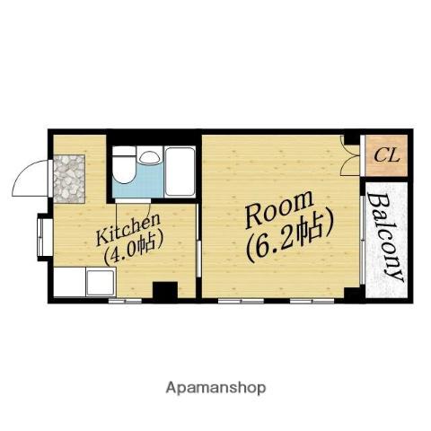 リ・ライフ太子橋(1K/3階)の間取り写真