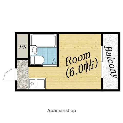 エトワール新森(ワンルーム/7階)の間取り写真