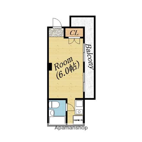 メゾン白寿(ワンルーム/3階)の間取り写真