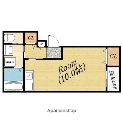 ココファイン千林(1K/2階)の間取り写真