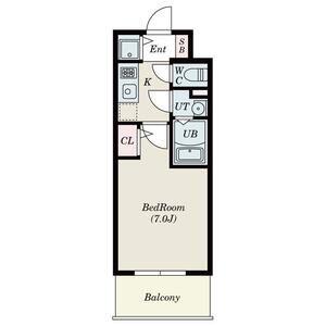 東三国NOAH(1K/10階)の間取り写真