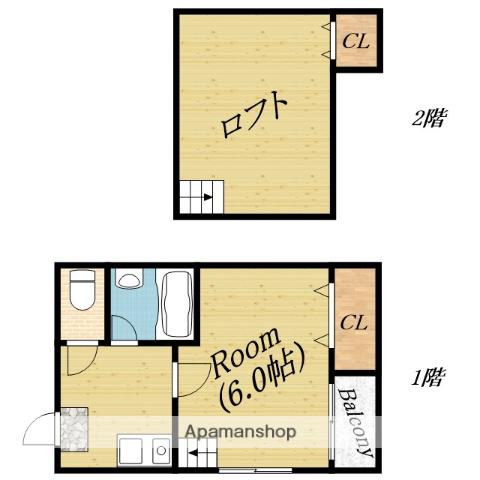 メゾンド・アベル(1K/3階)の間取り写真