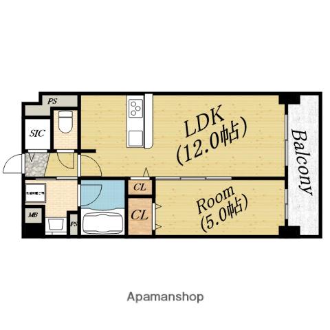 スプレンダースマイル(1LDK/3階)の間取り写真