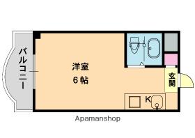 メゾンドティユール(ワンルーム/8階)の間取り写真