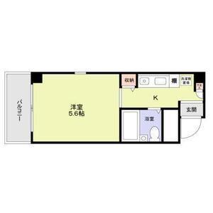 ルミエールシンケIII(1K/7階)の間取り写真