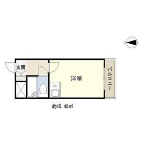 朝日プラザ天王寺東ピエタテール(ワンルーム/5階)の間取り写真