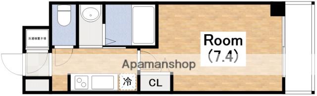 グランディール阪南町3(1K/2階)の間取り写真