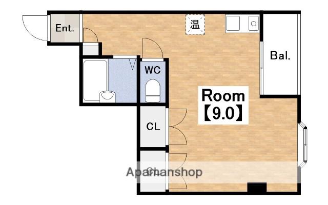 サントピア阿倍野(ワンルーム/2階)の間取り写真