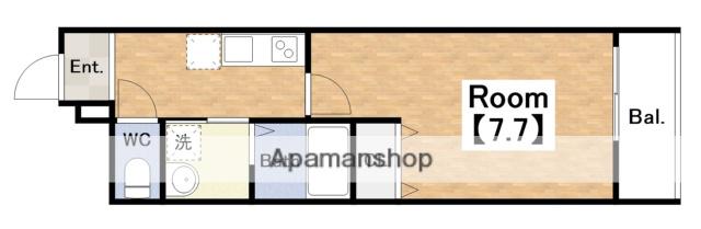 フジパレス阪南町3番館(1K/2階)の間取り写真