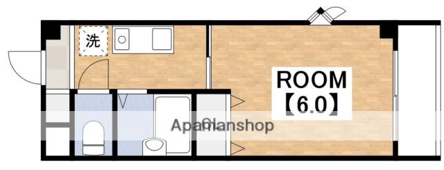 エクセレッテアビコ(1K/2階)の間取り写真