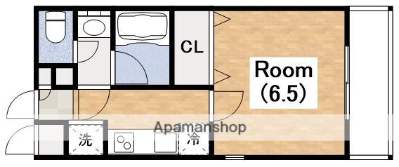 ソフィアコート長居公園(1K/1階)の間取り写真