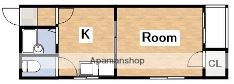 メゾンド針中野(1K/3階)の間取り写真