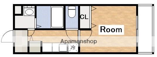 アイボリーコート(1K/1階)の間取り写真
