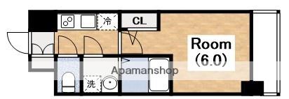 エスリード長居公園PARK AVENUE(1K/10階)の間取り写真