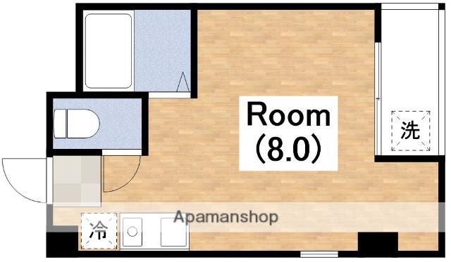 マツダ21(ワンルーム/2階)の間取り写真