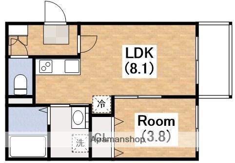 APTEX(1LDK/3階)の間取り写真