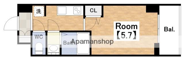 LE-BEAR天王寺東(1K/9階)の間取り写真