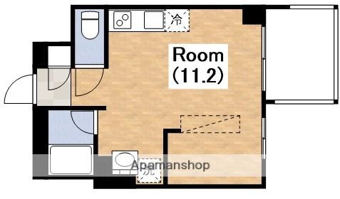 DOUBLE NINE RESIDENCE TENNOJIMIN(ワンルーム/8階)の間取り写真