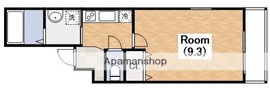 フジパレスソレイユⅠ(1K/1階)の間取り写真