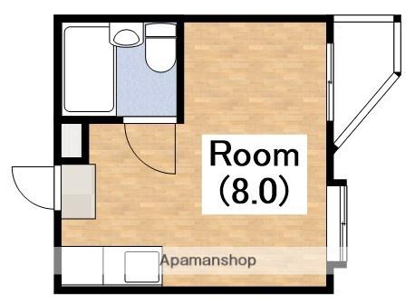 マーキュリー東住吉A棟(ワンルーム/3階)の間取り写真