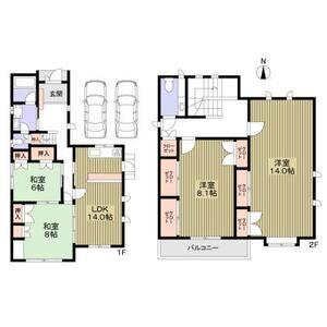 大阪メトロ谷町線 平野駅(大阪メトロ) 徒歩11分 2階建 築29年(4LDK)の間取り写真