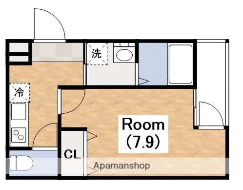 フジパレスあびこ駅東1番館(1K/2階)の間取り写真