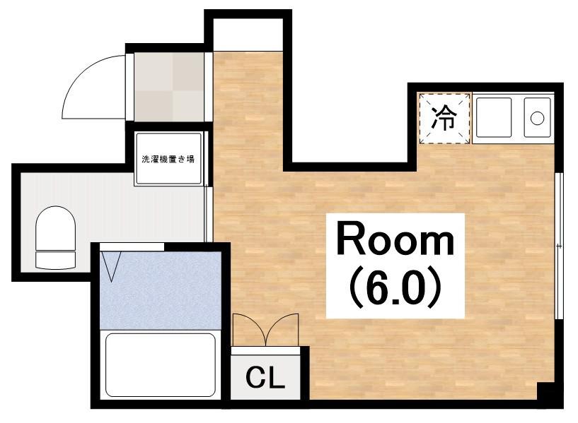 SAハウス(ワンルーム/3階)の間取り写真