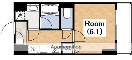 ウェルホームズ住吉大社(1K/4階)の間取り写真